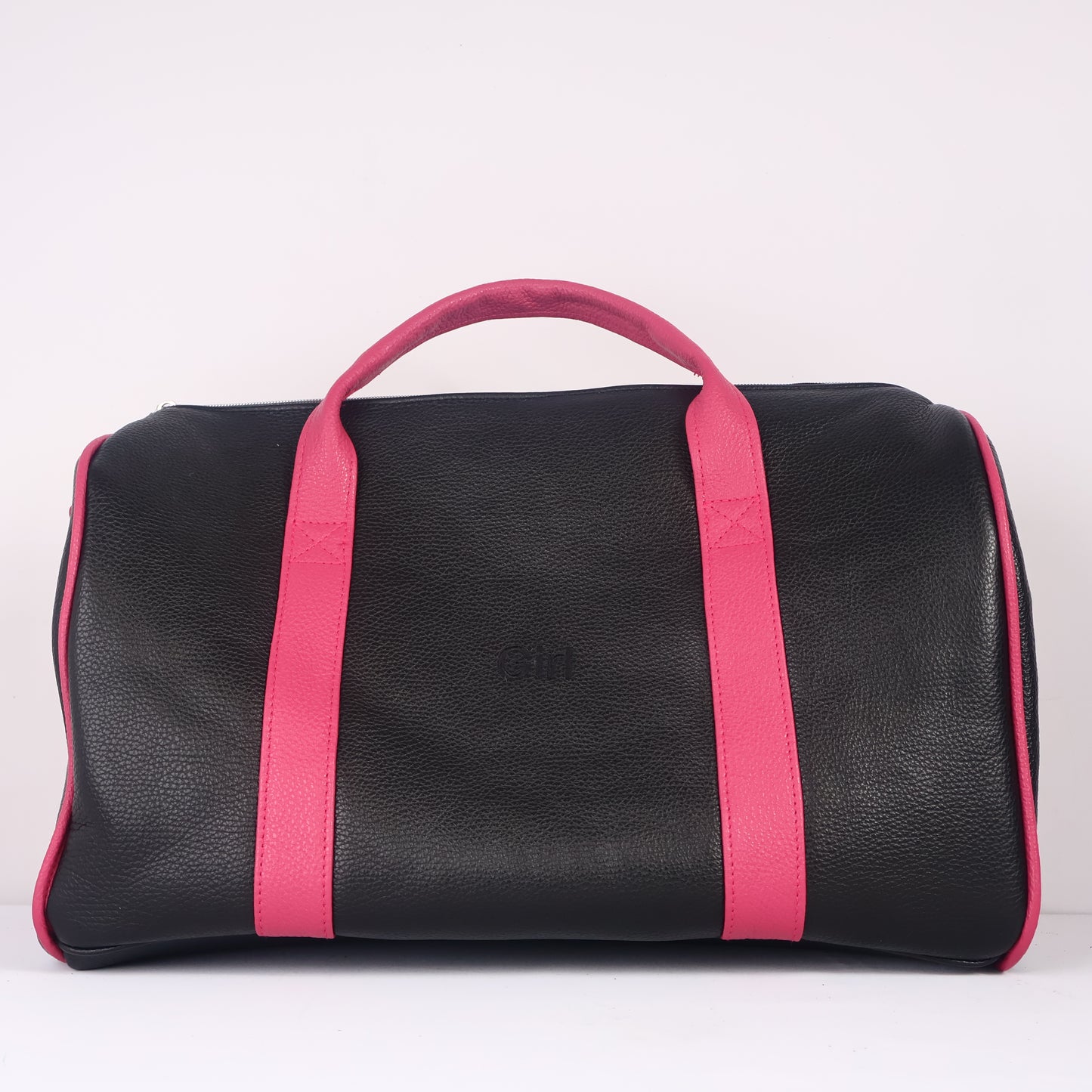 Daily Duffel: Pitch Black + Hot Pink