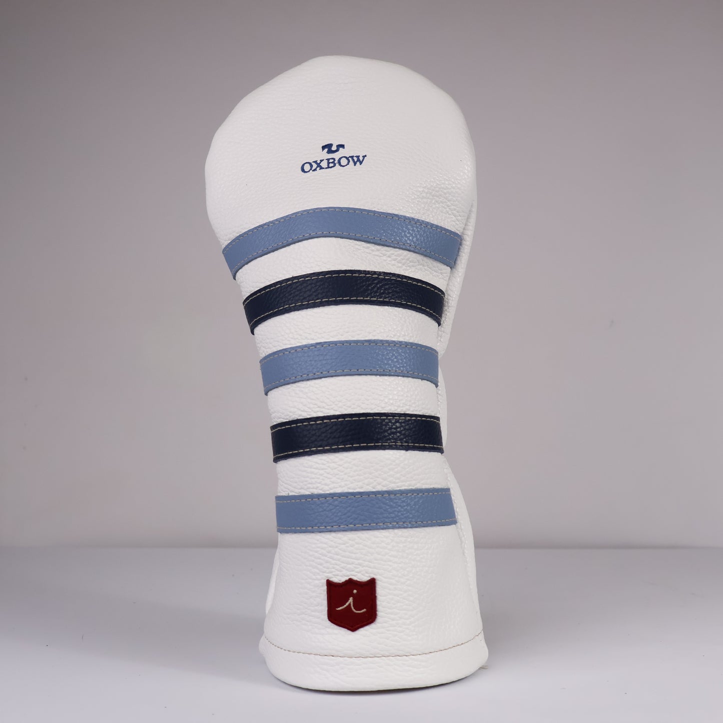 Driver Headcover: Pure White + Navy + Carolina Blue