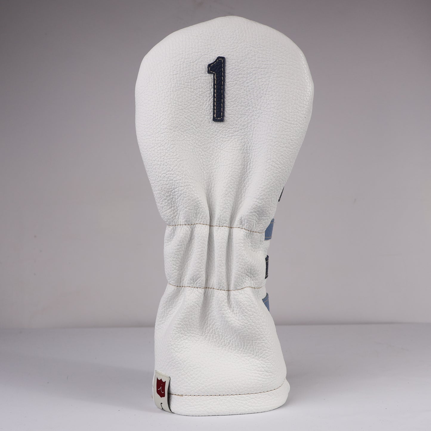 Driver Headcover: Pure White + Navy + Carolina Blue