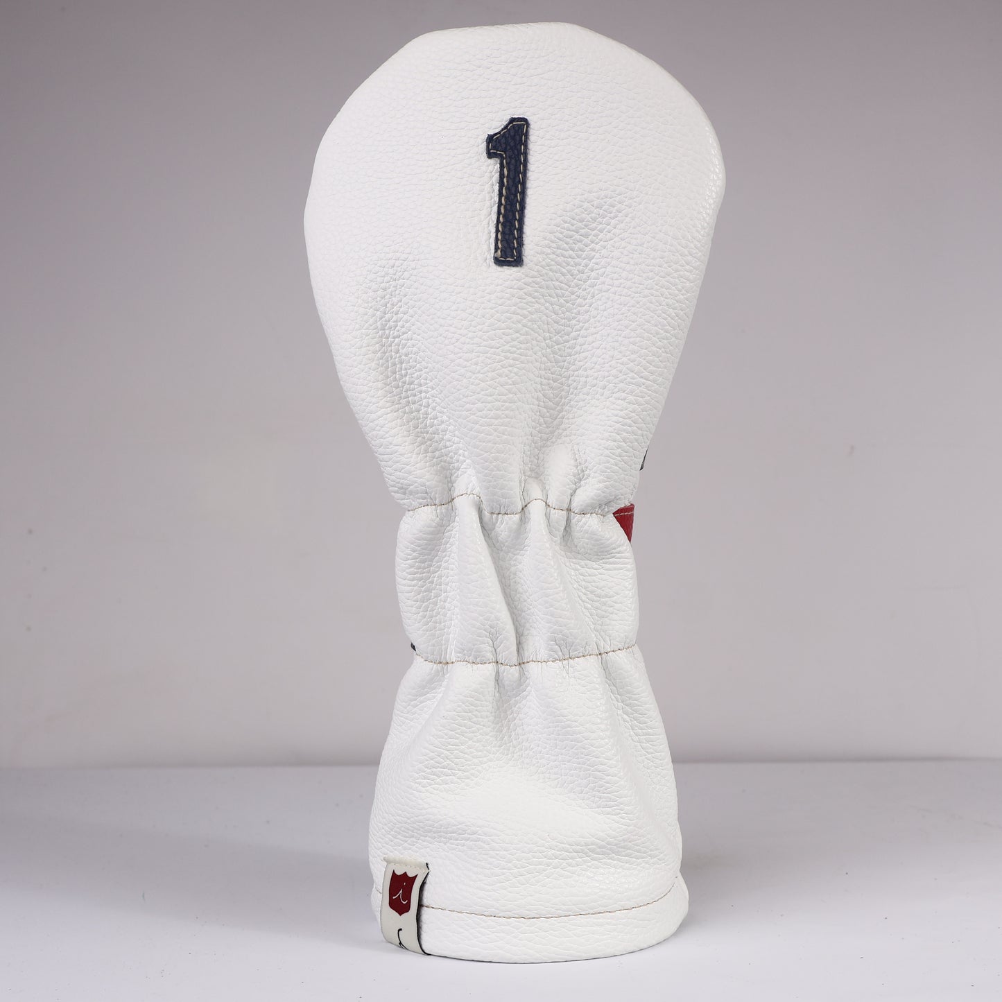 Driver Headcover: Pure White + Navy + Sunday Red