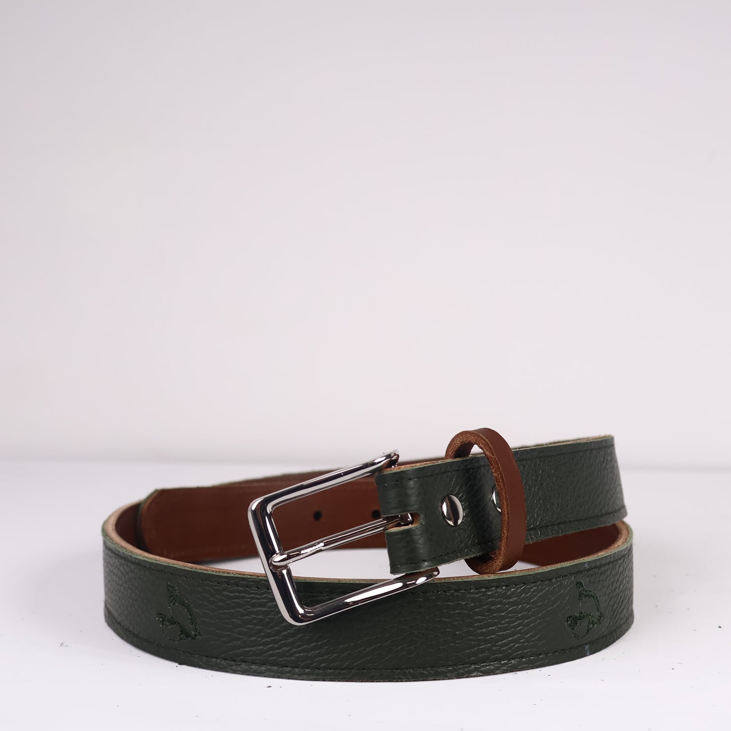 Strato 3.0 Belt: Olive + Brown