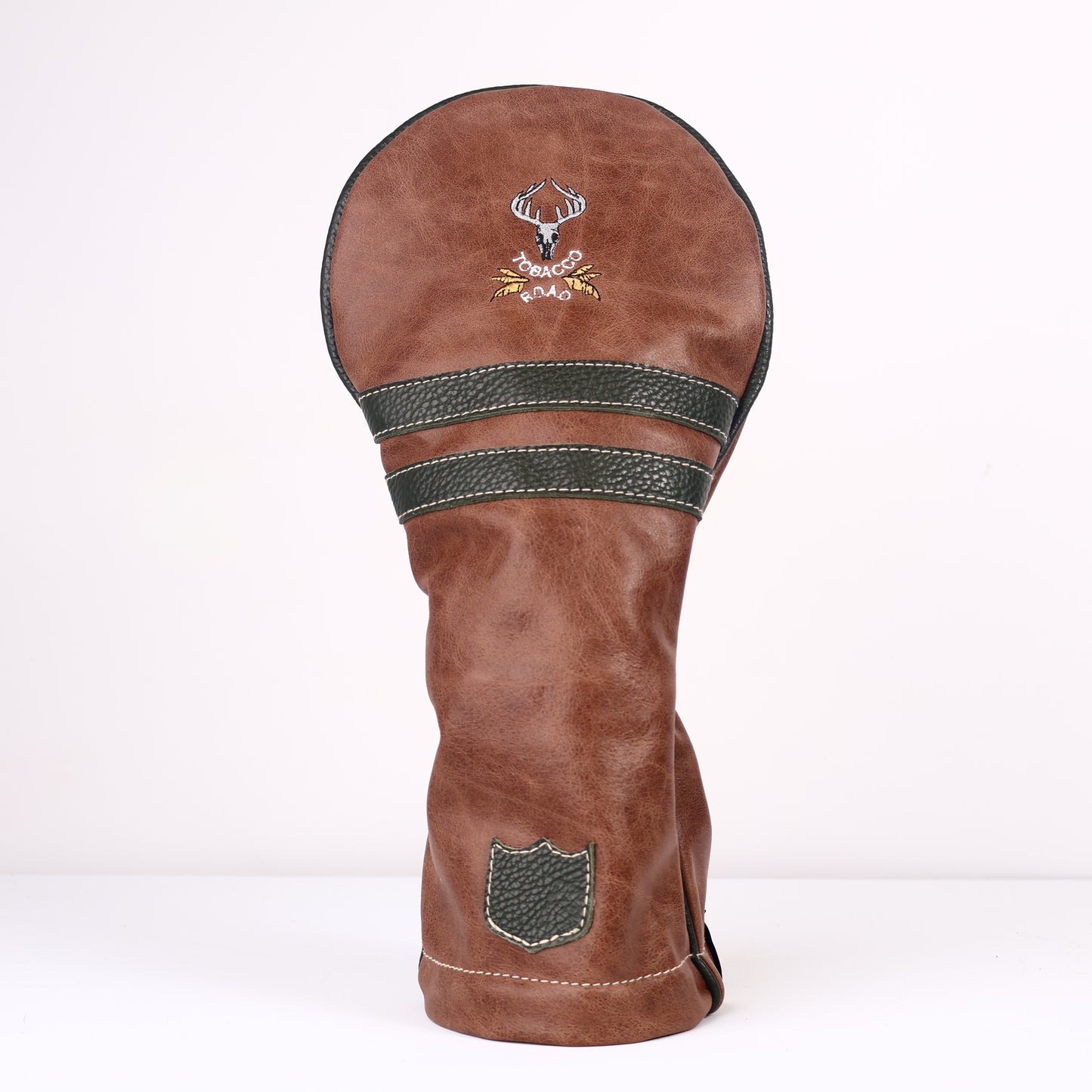 Driver Headcover: Tobacco Brown + Olive
