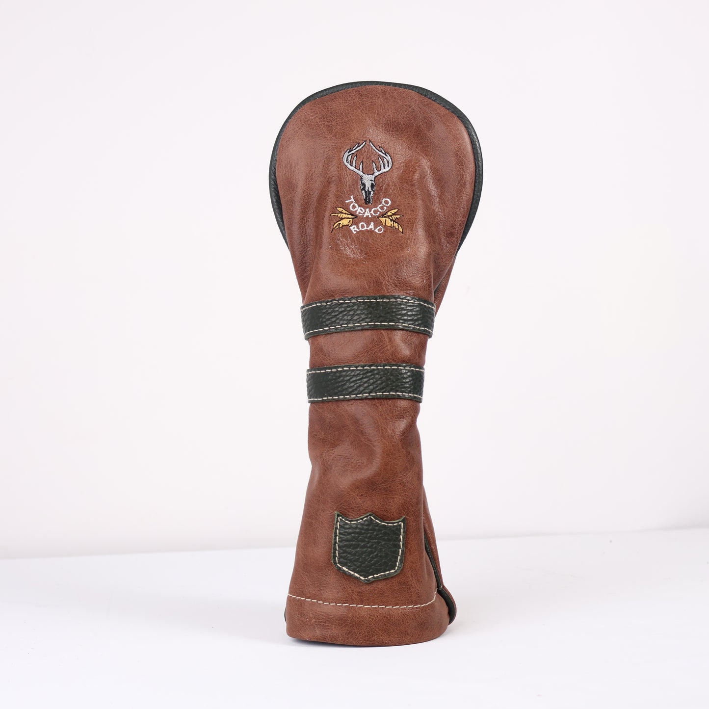 Wood Headcover: Tobacco Brown + Olive
