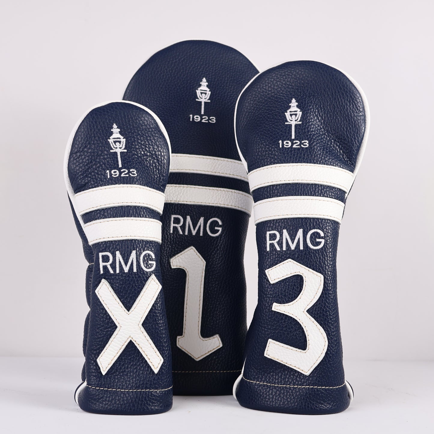 Headcover Set: Navy + Pure White