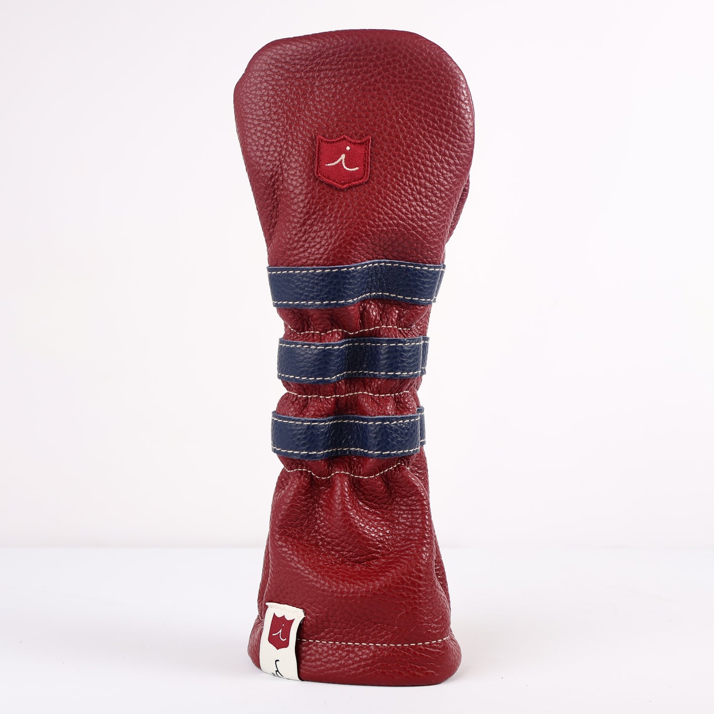 Wood Headcover: Crimson + Navy