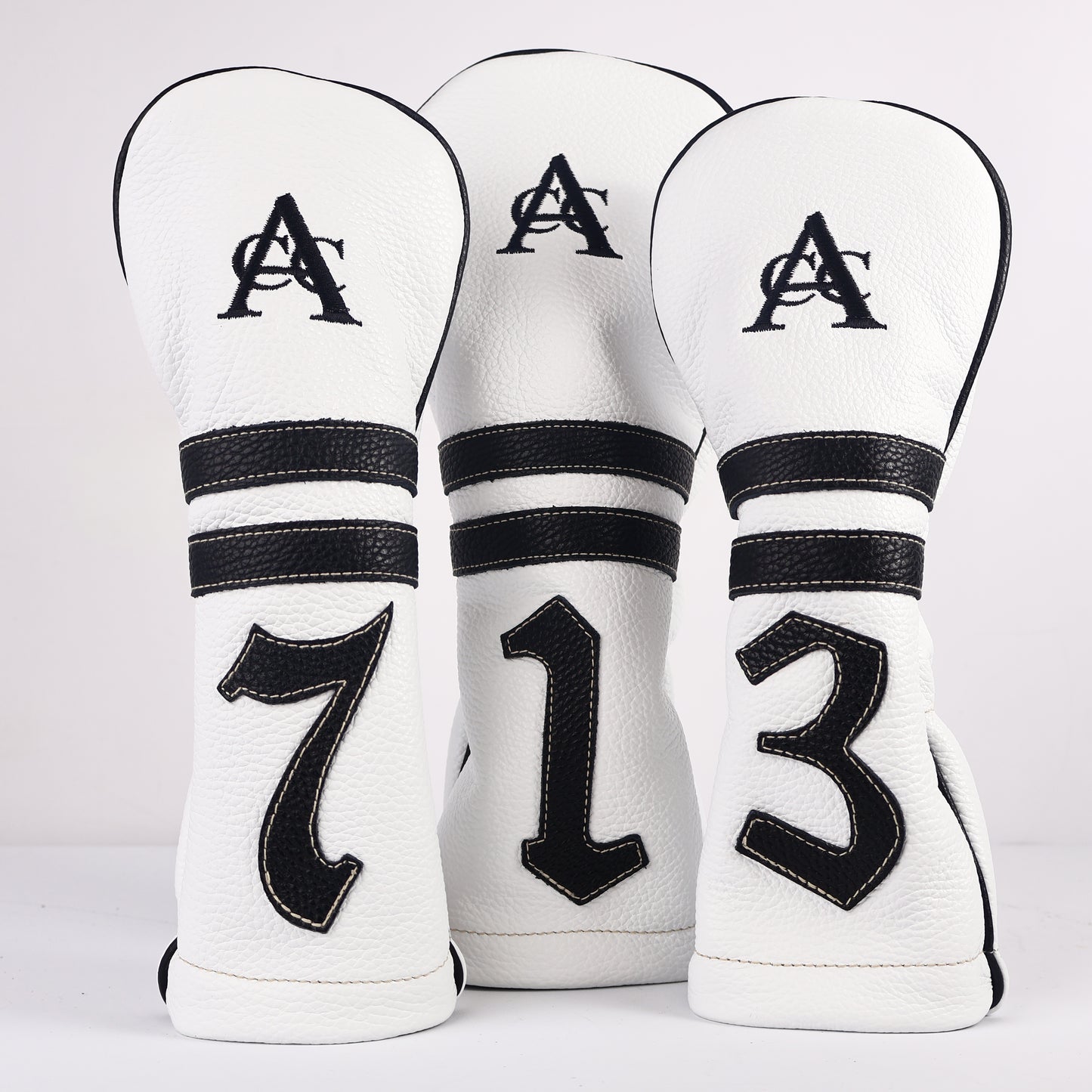 Headcover Set: Pure White + Pitch Black