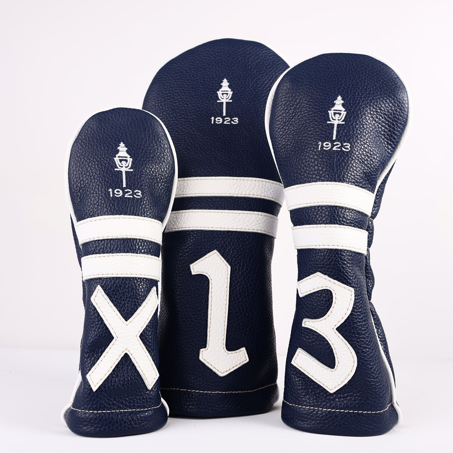 Headcover Set: Navy + Pure White