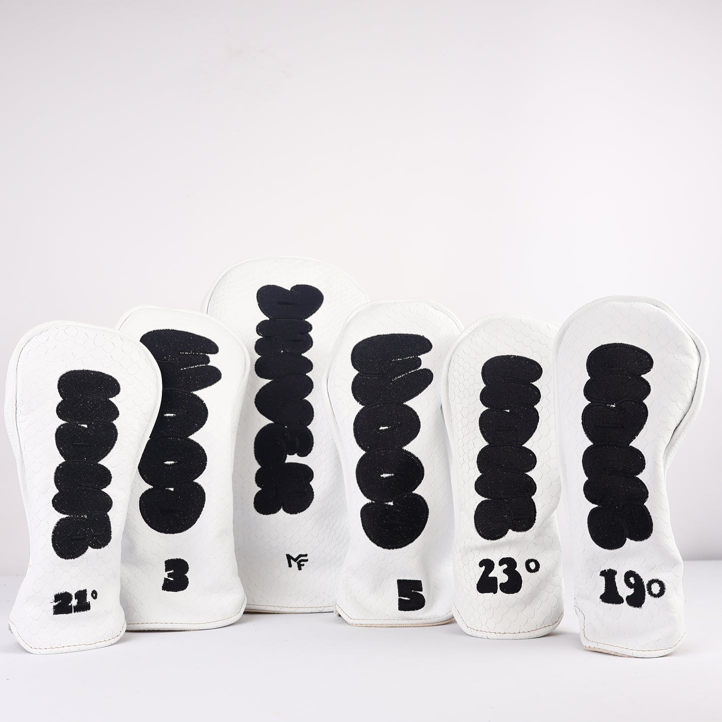 Triptych Headcover Set: White Boa + Pure White
