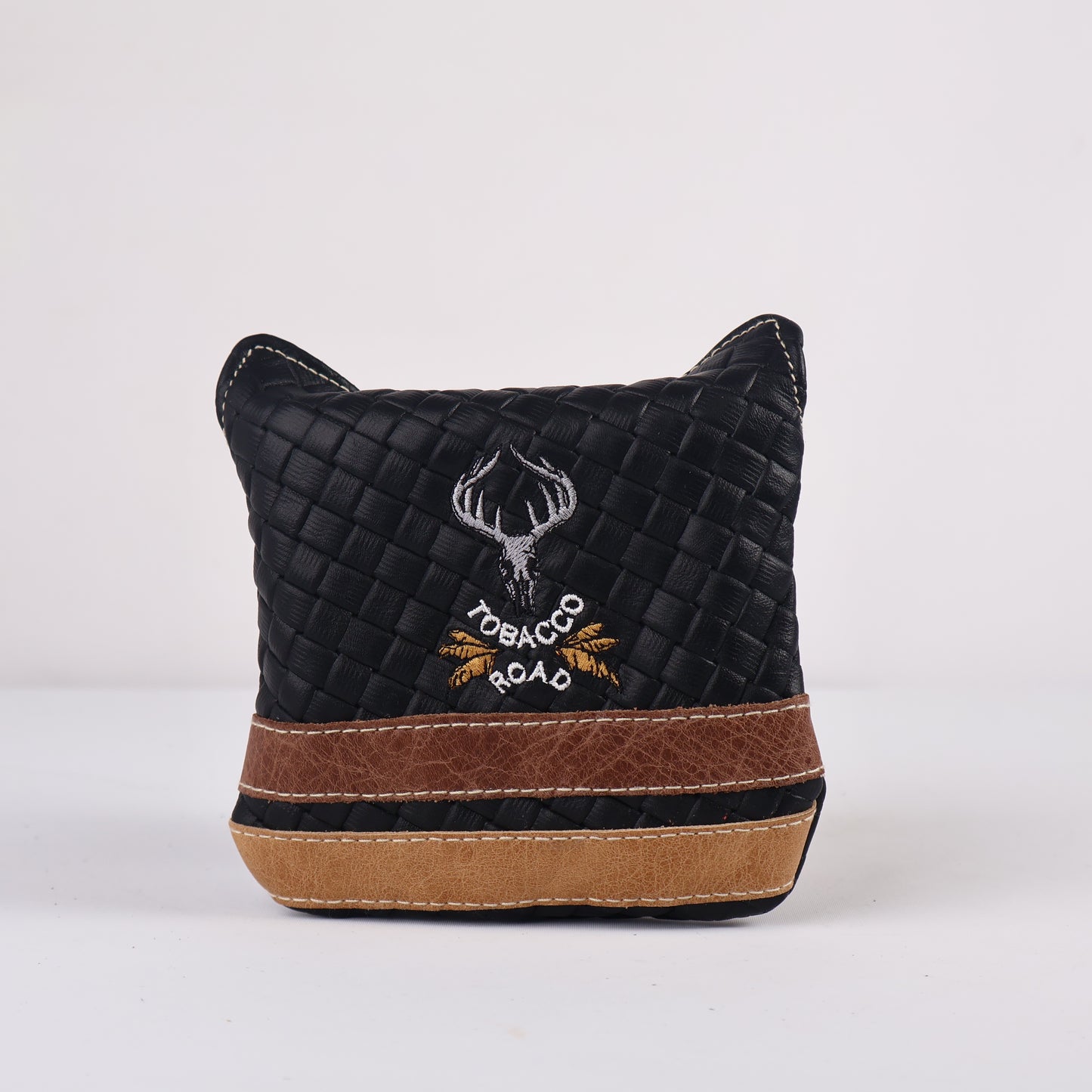 Full Mallet Headcover: Black Sassari + Vermont Honey + Tobacco Brown
