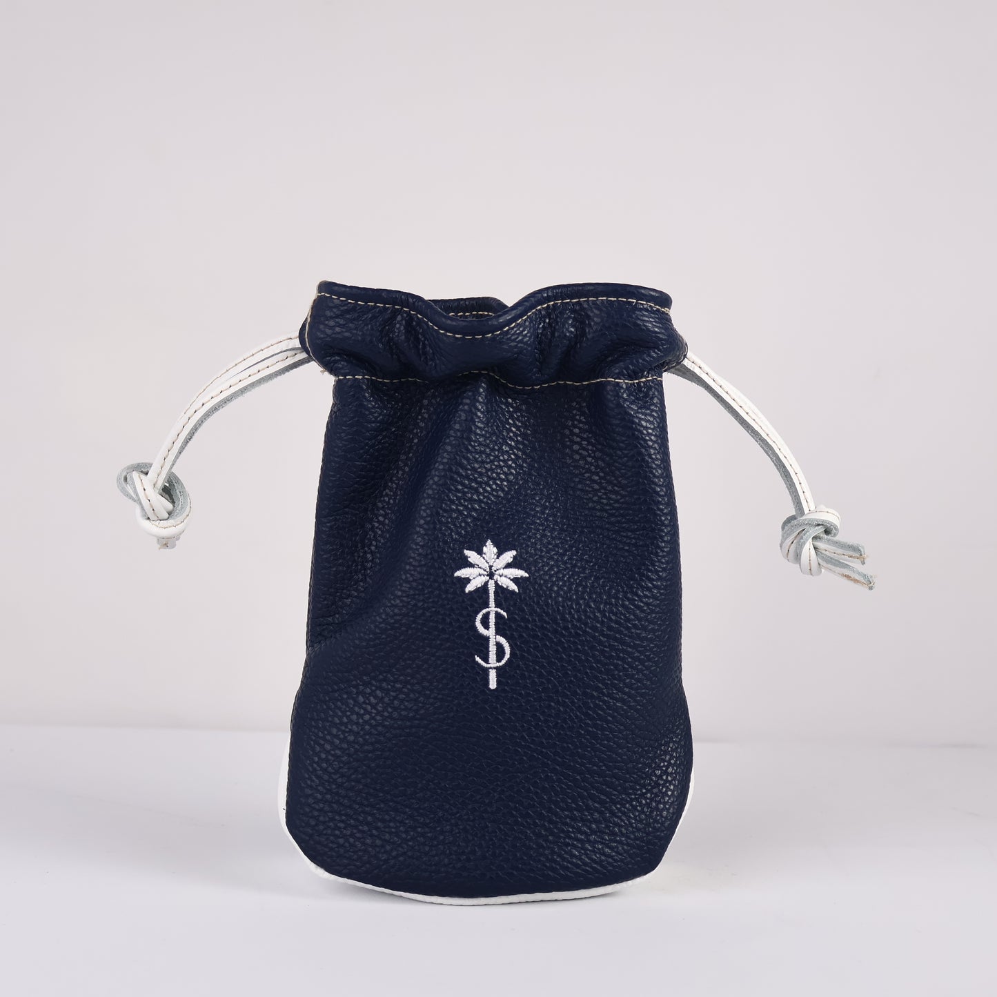 Valuables Pouch: Navy + Pure White + Pure White + Navy