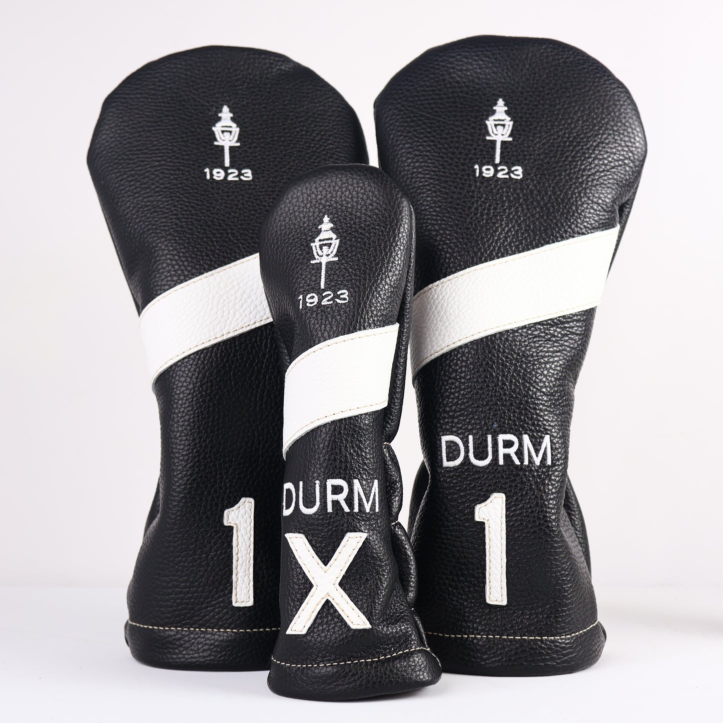 Headcover Set: Pitch Black + Pure White