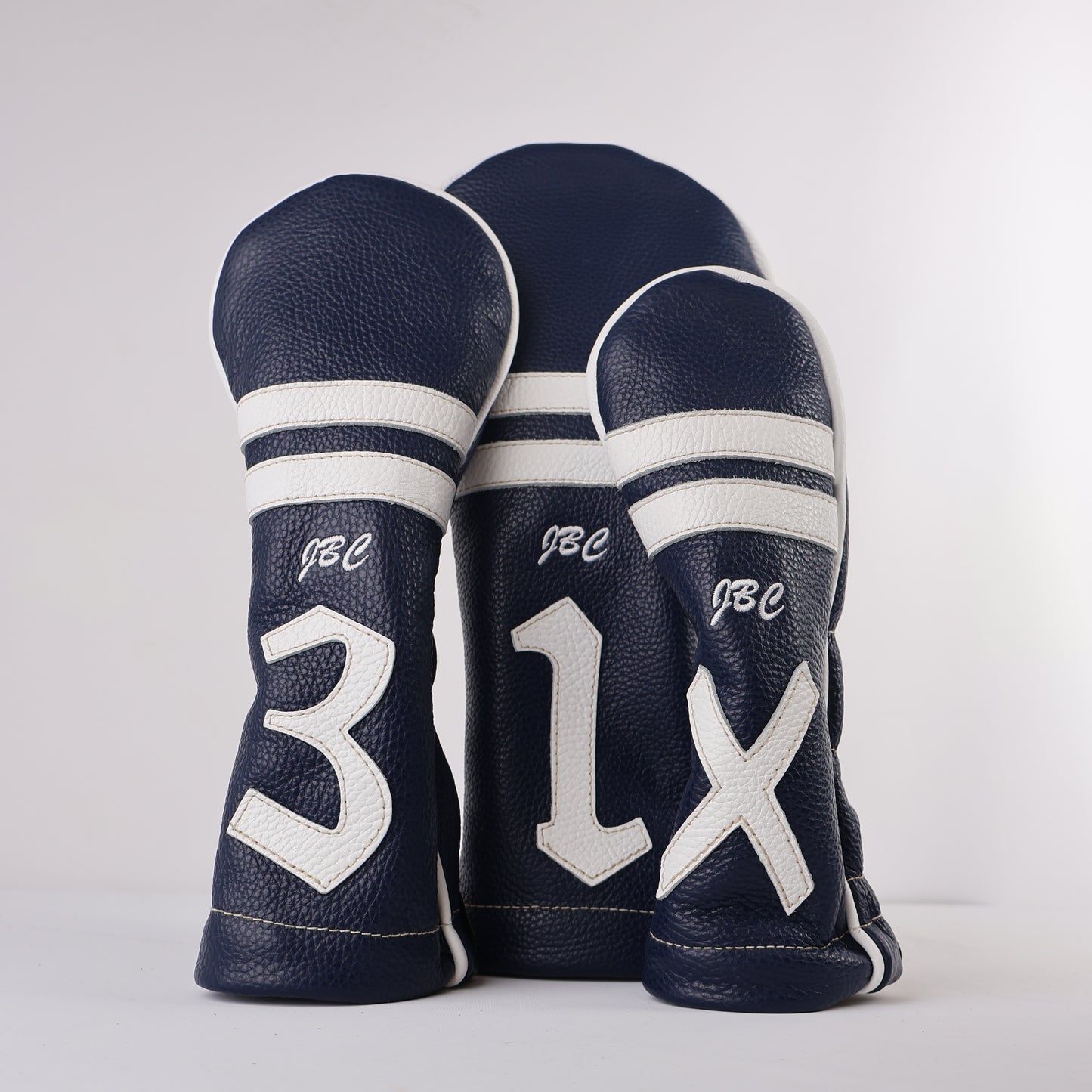 Headcover Set: Navy + Pure White