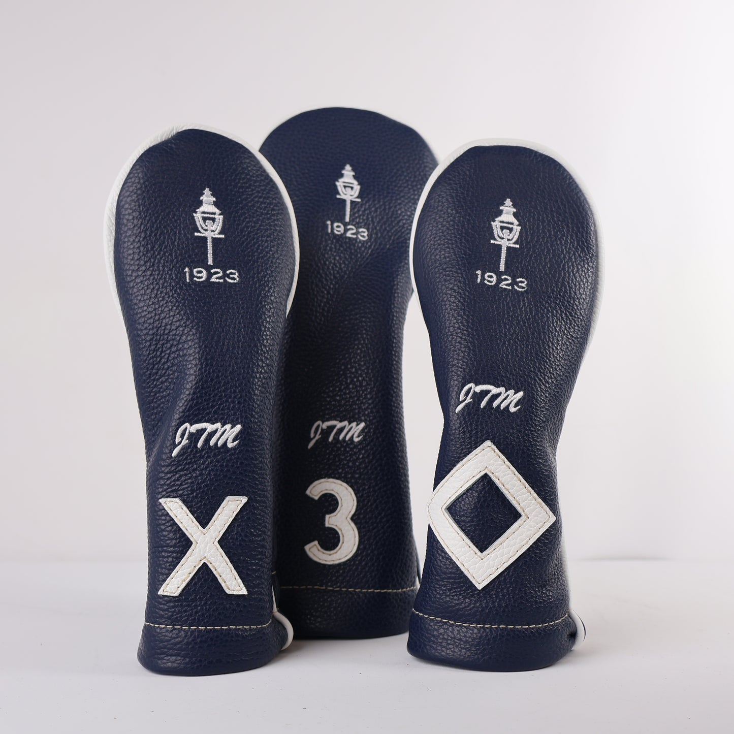 Headcover Set: Navy + Pure White