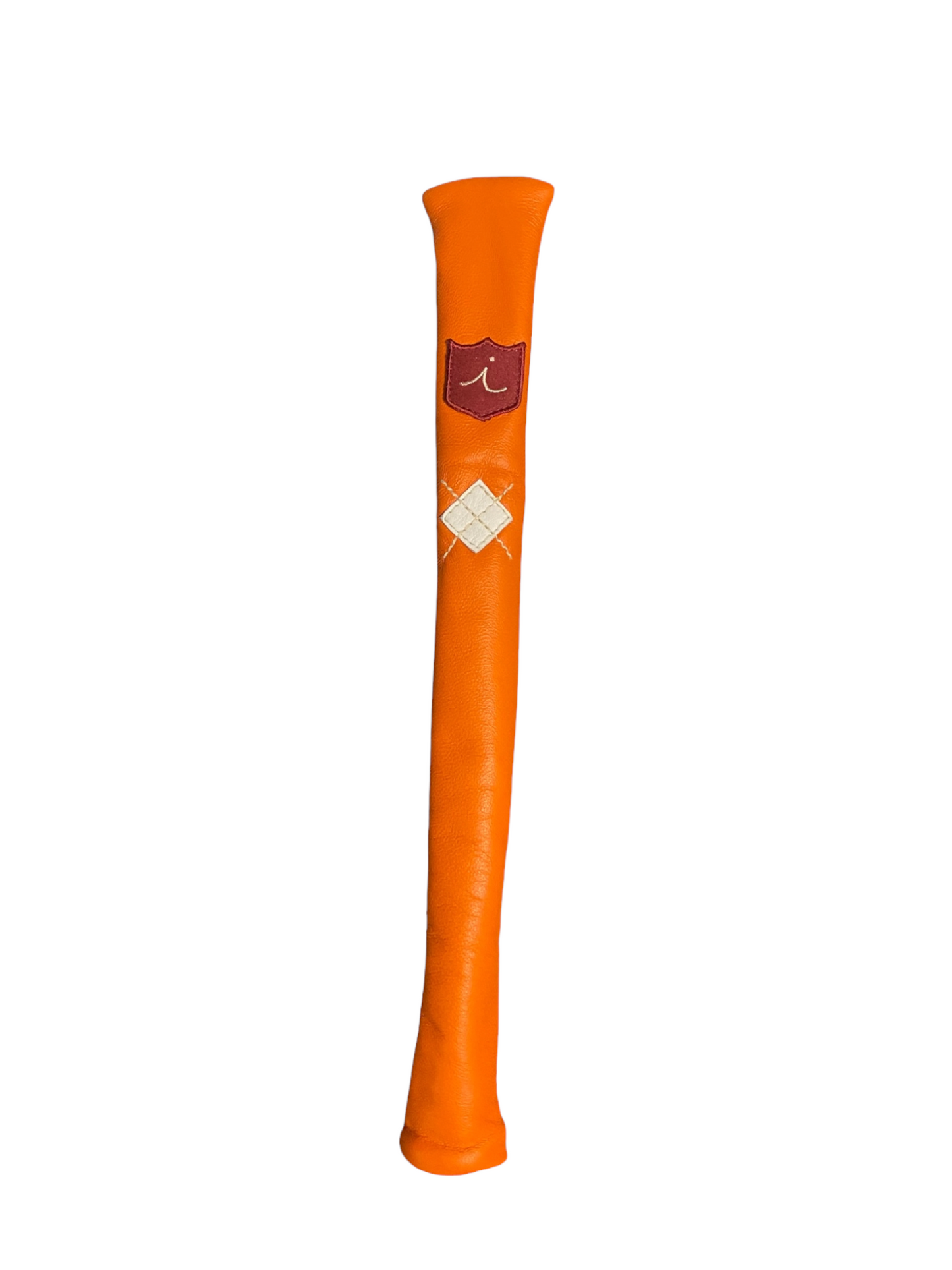 Argyle Alignment Stick: Athletic Orange + Pure White