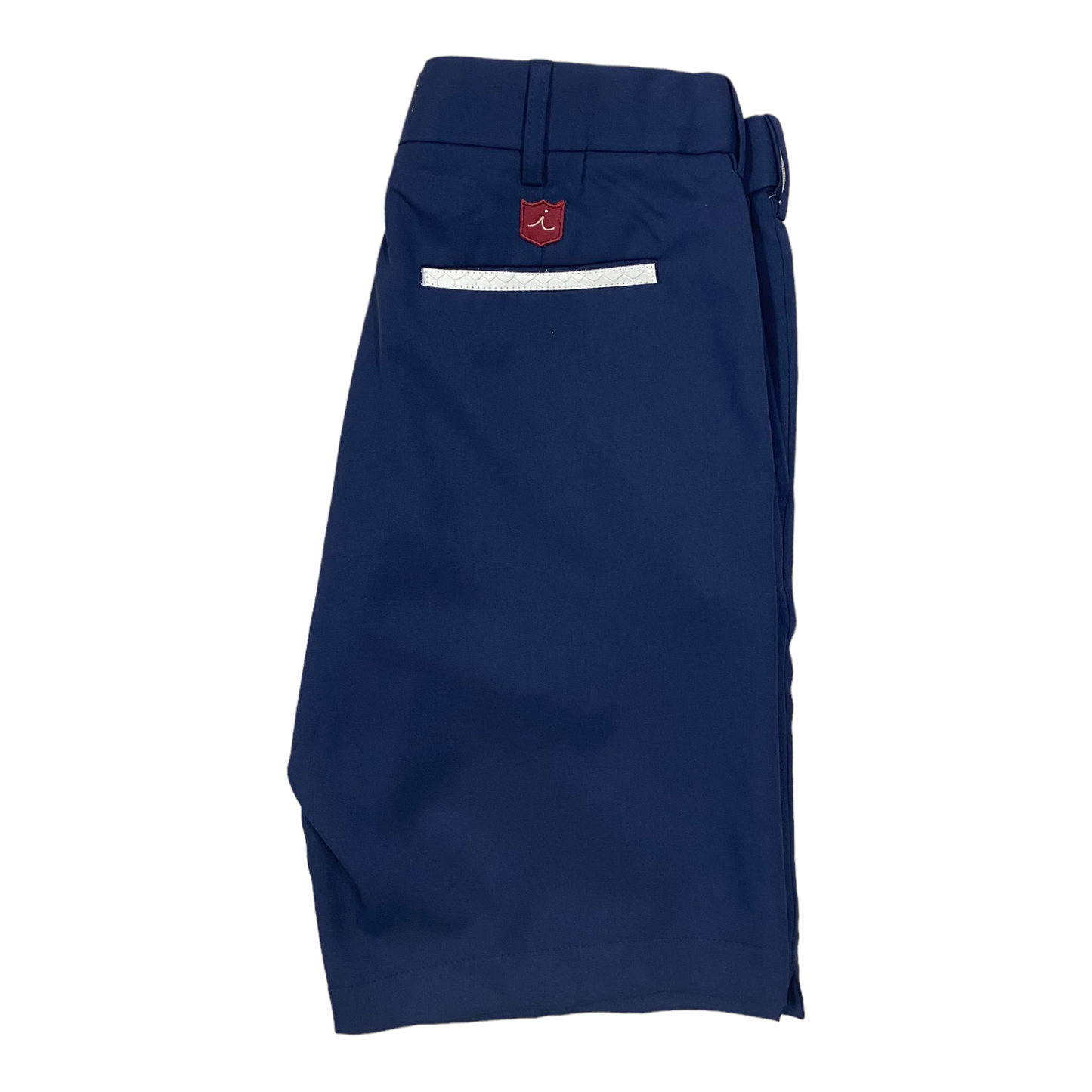 Custom Tour Short: Navy + White Croc