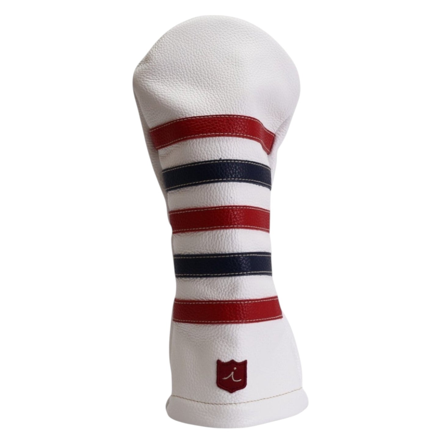 BF Polo Headcover: Pure White + Sunday Red / Navy