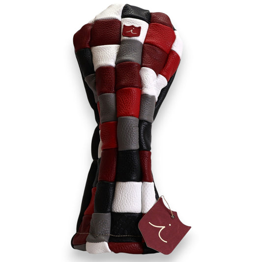 PATCHWORK HEADCOVER: CRIMSON ALLOY