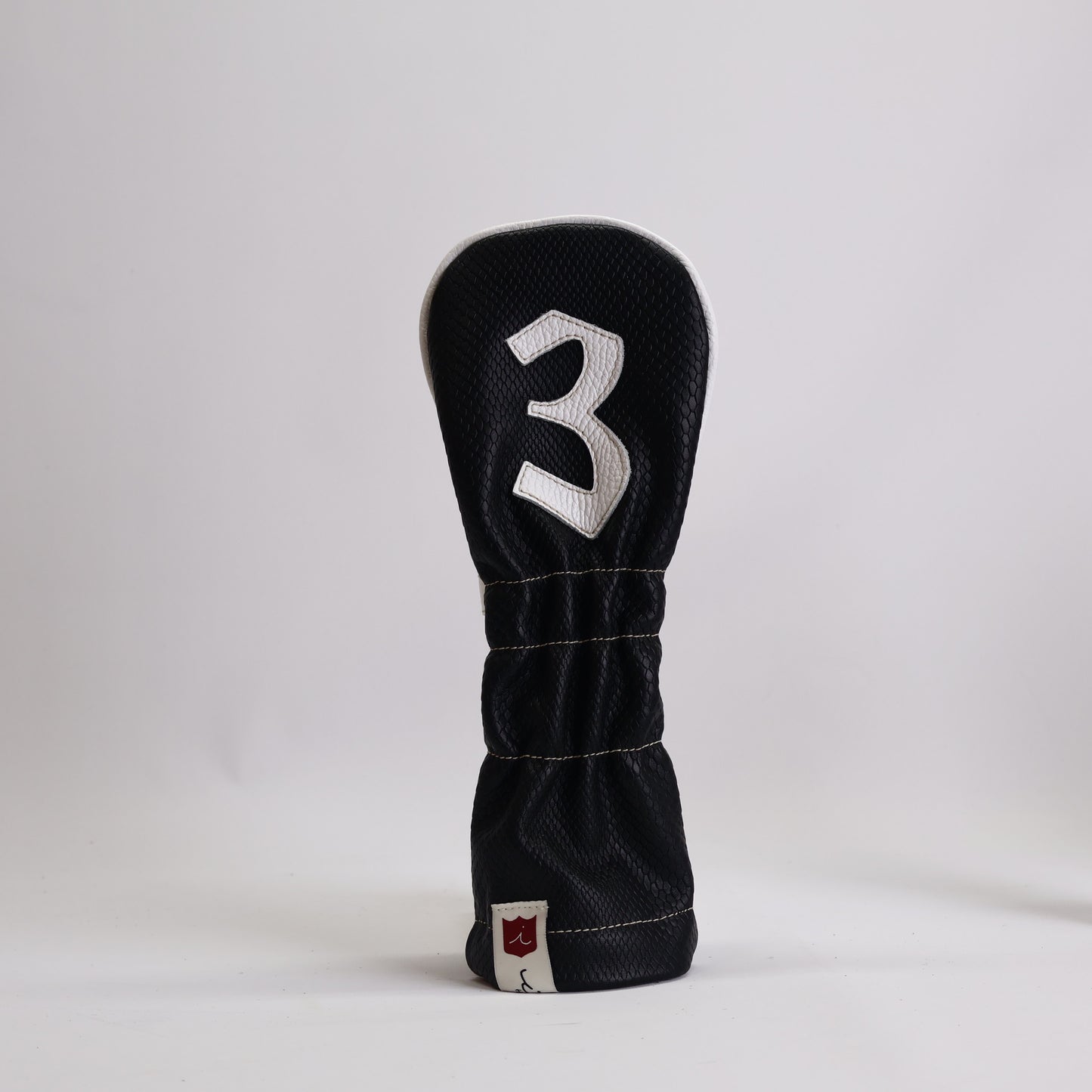 TIMELESS HEADCOVER: BLACK BOA + PURE WHITE