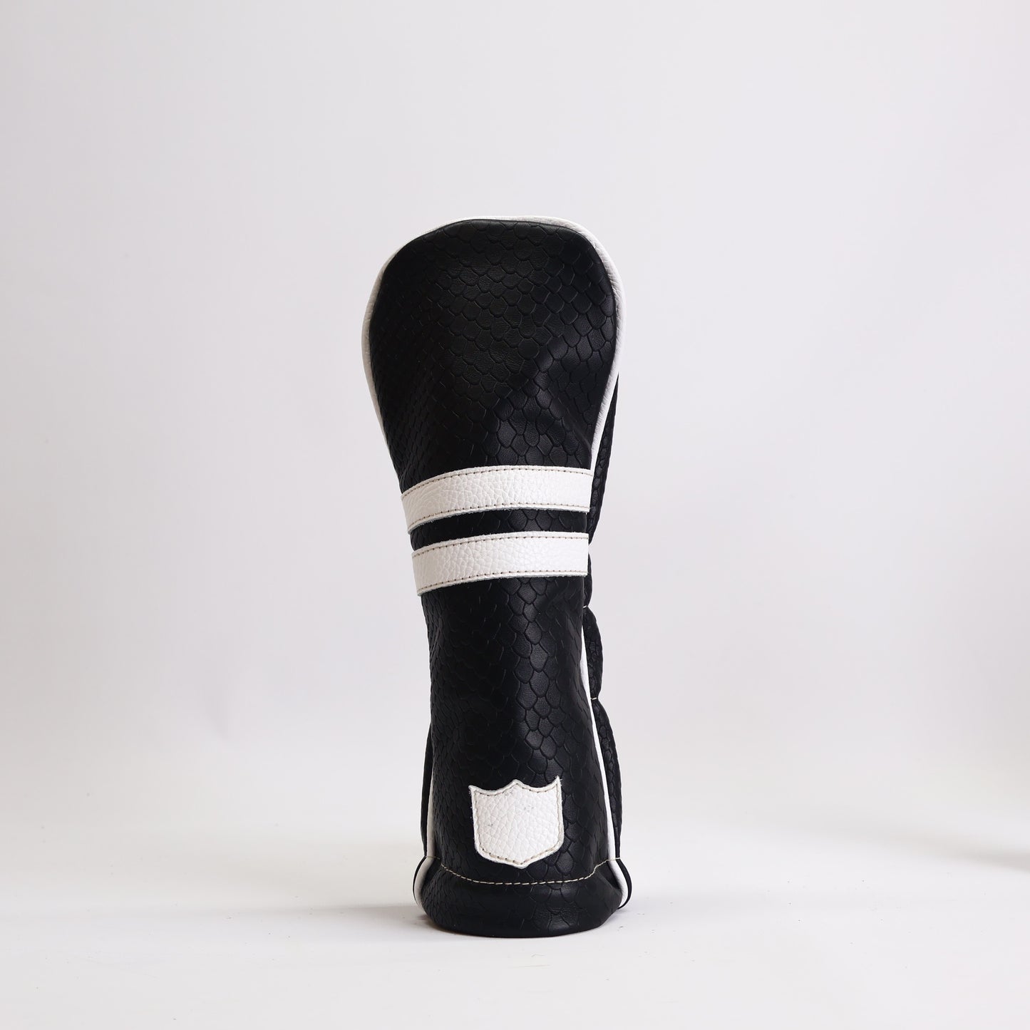 TIMELESS HEADCOVER: BLACK BOA + PURE WHITE