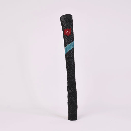 Royal Alignment Stick Cover: Black Sassari + Tiffany Boa