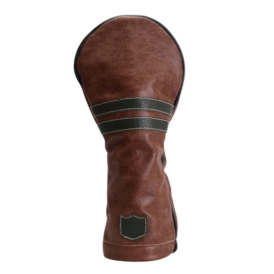 Timeless Driver Headcover Tobacco Brown + Olive