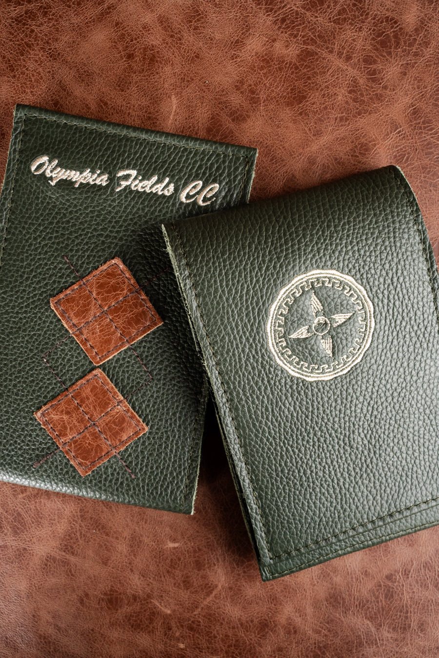 The Iliac Leather Yardage Book Cover