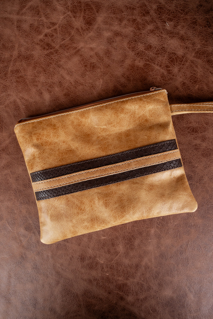 The Velora Leather Clutch – iliac Golf