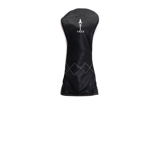 Triptych Headcover: Black Boa + Pure White