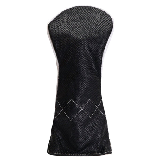 Bf Triptych Headcover: Black Boa + Pure White