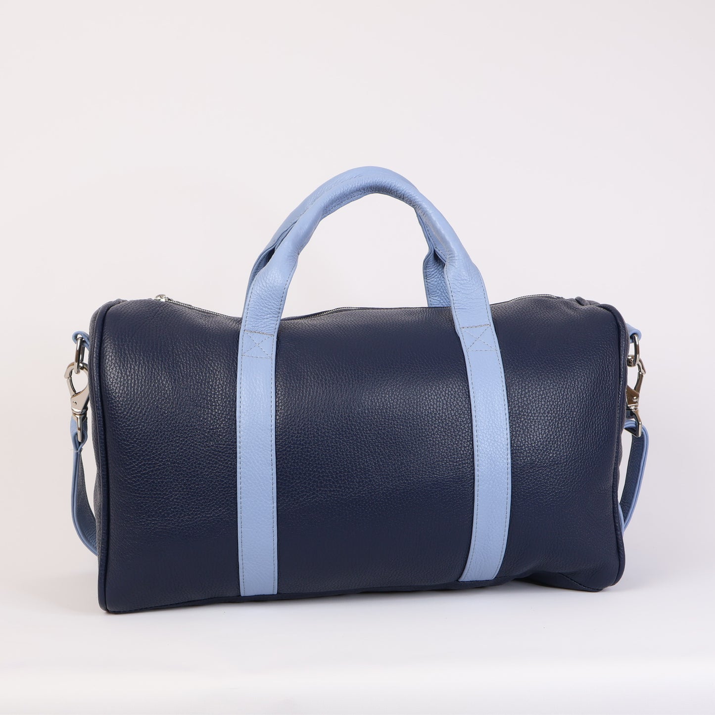 Weekender Duffel: Navy / Carolina Blue