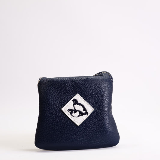 QHC Exclusive Full Mallet Cover: Navy + Pure White (2 Birds)