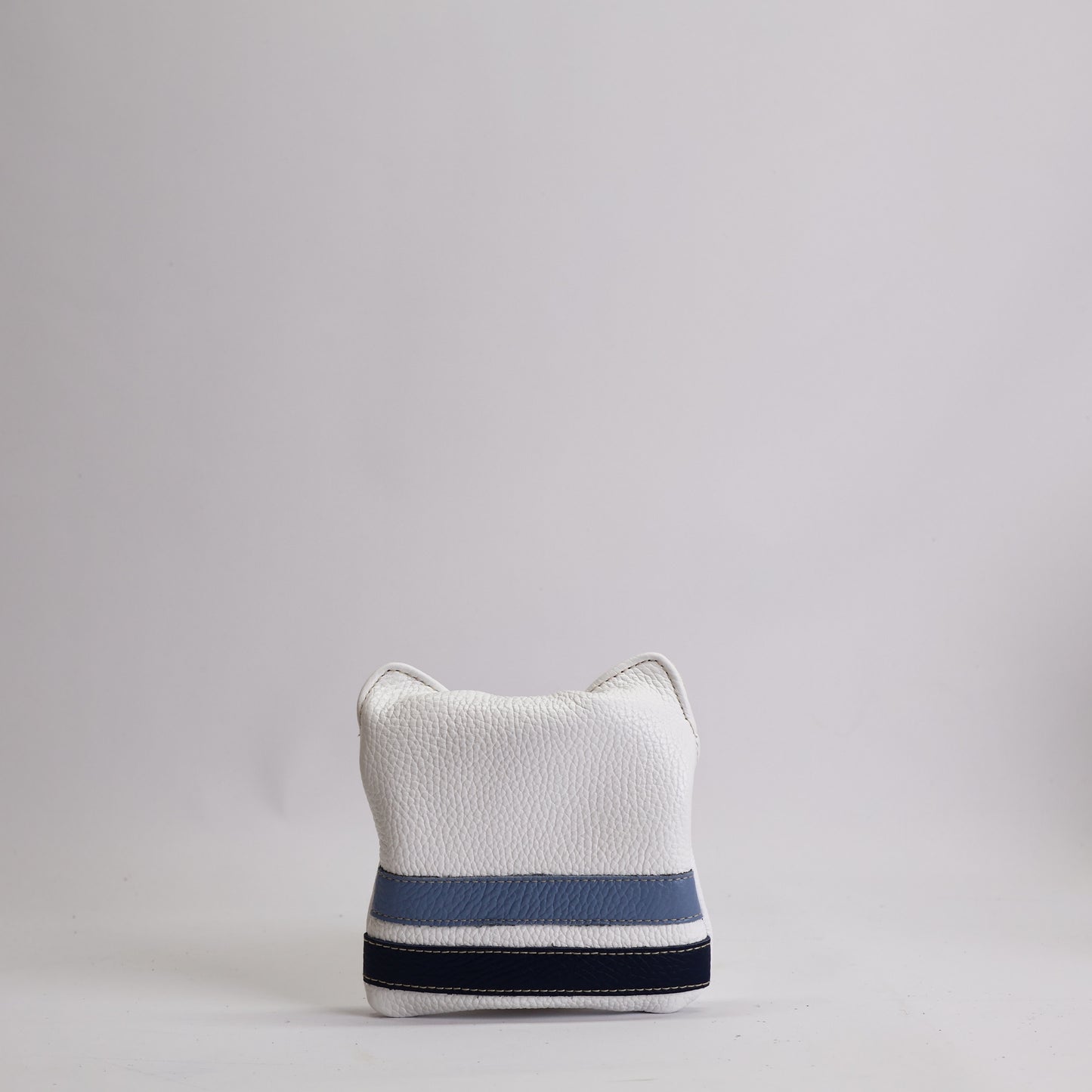 POLO HEADCOVER: PURE WHITE + CAROLINA BLUE / NAVY