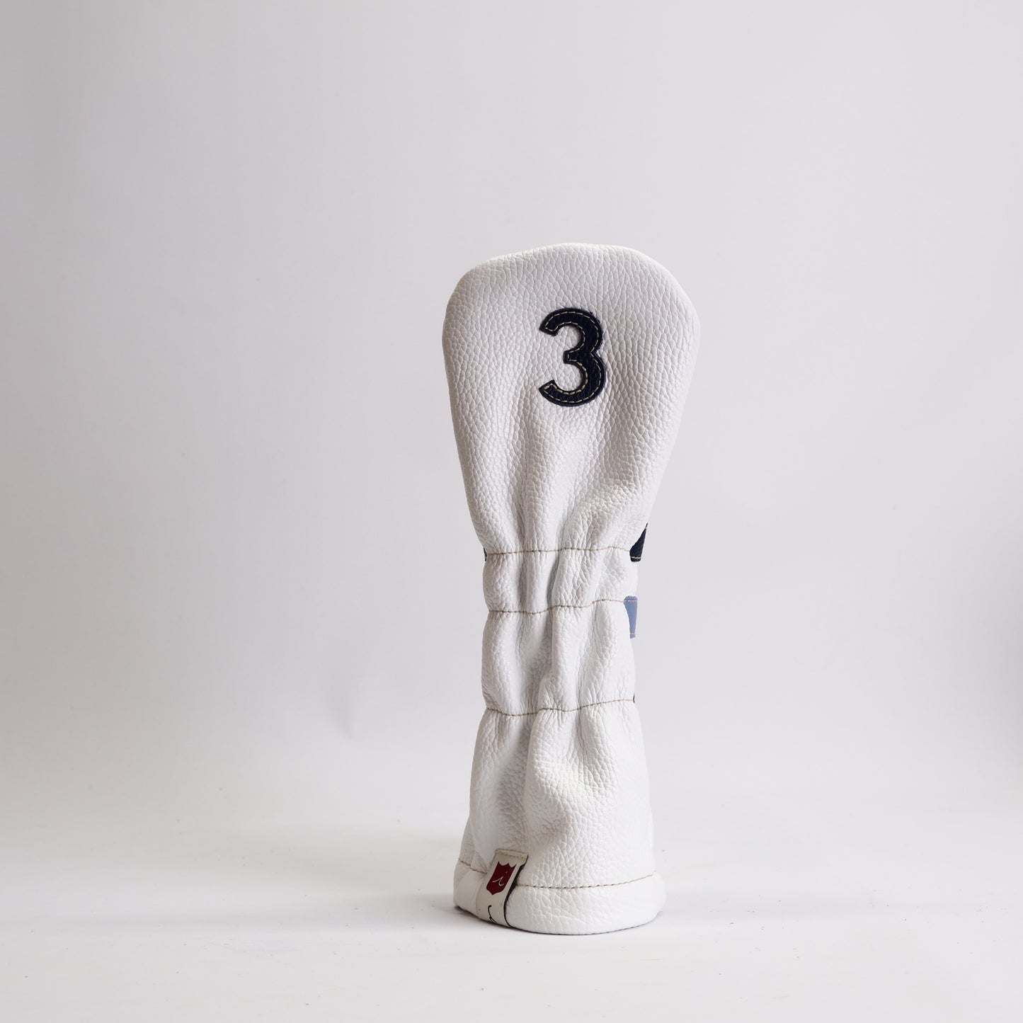 POLO HEADCOVER: PURE WHITE + CAROLINA BLUE / NAVY