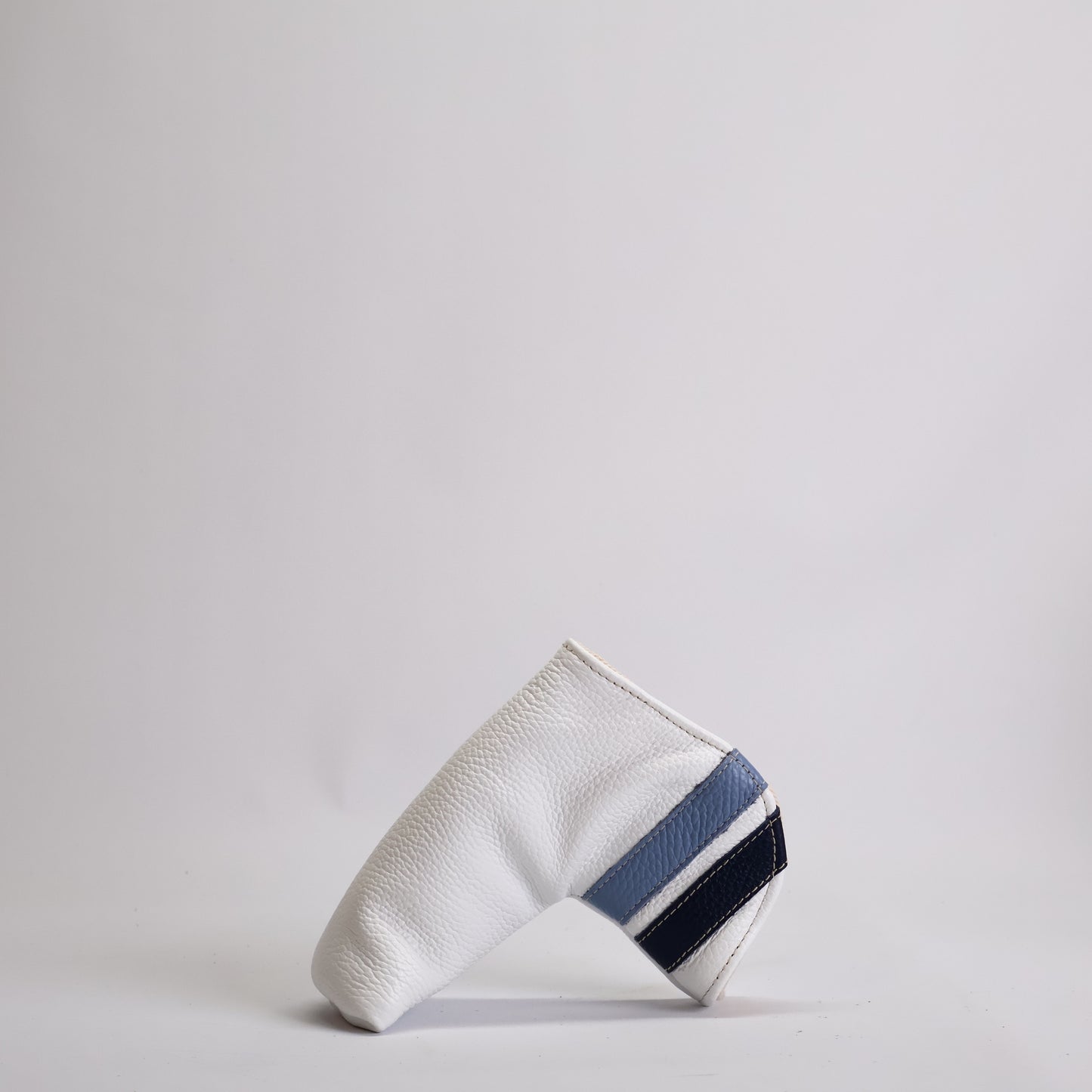 POLO HEADCOVER: PURE WHITE + CAROLINA BLUE / NAVY