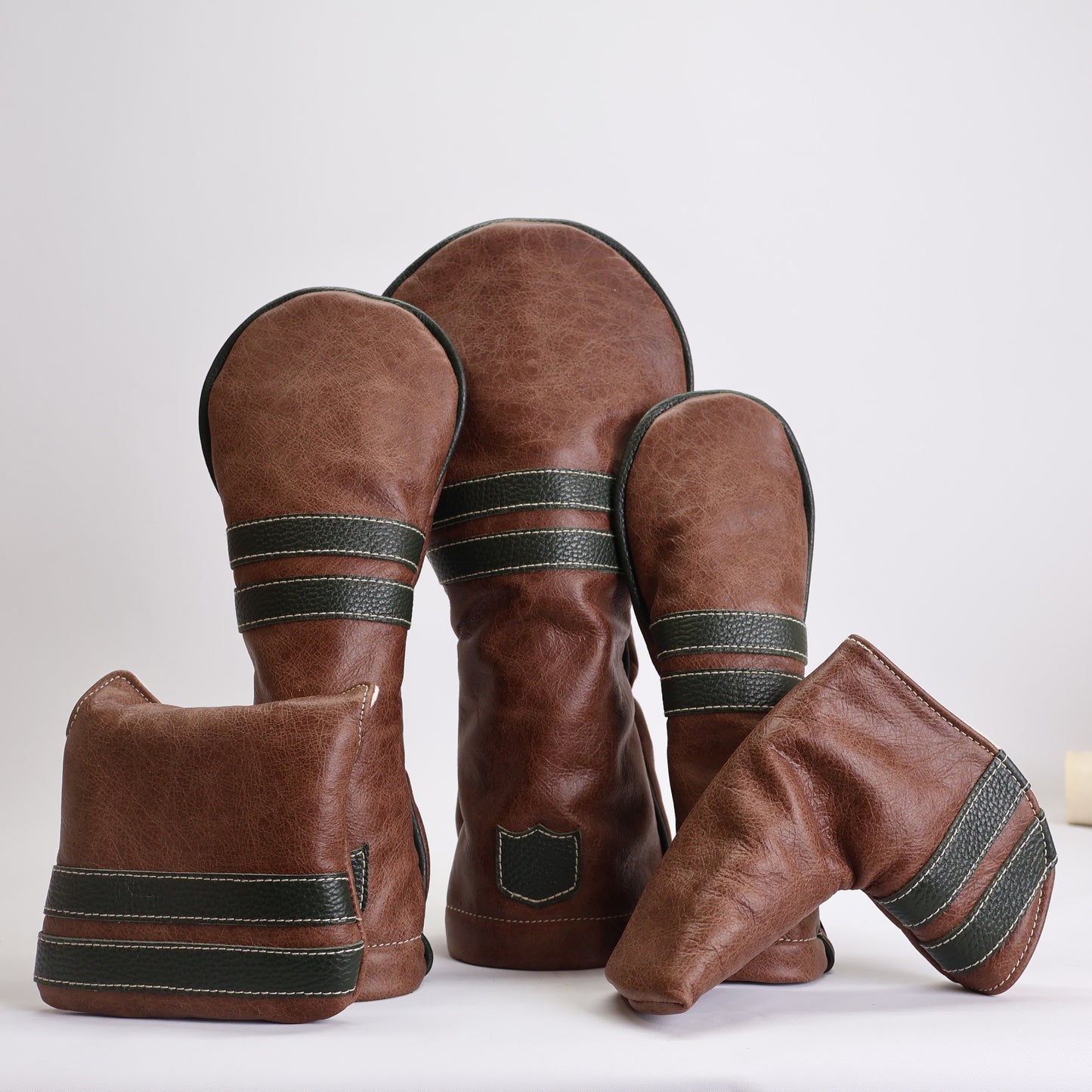 TIMELESS HEADCOVER: TOBACCO BROWN + OLIVE