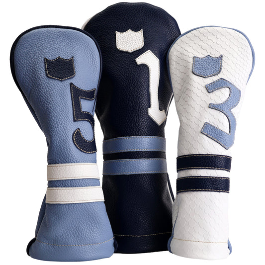 TIMELESS HEADCOVER: COASTAL BLUES