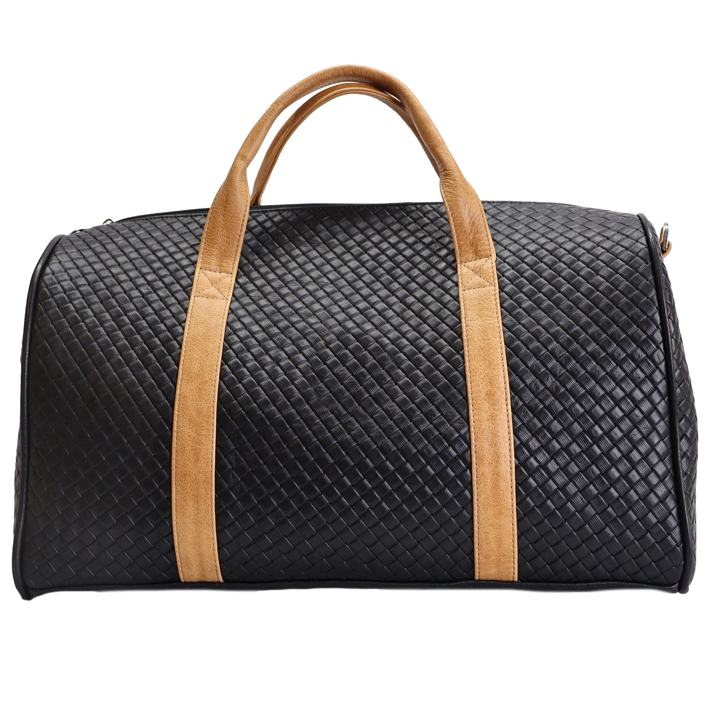 Weekender Duffel: Black Sassari / Vermont Honey