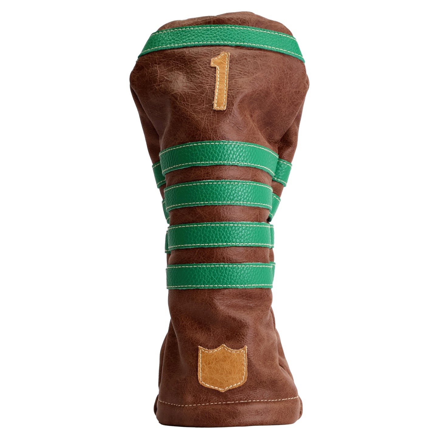 POLO HEADCOVER: TOBACCO BROWN + MASTERS GREEN / VERMONT HONEY