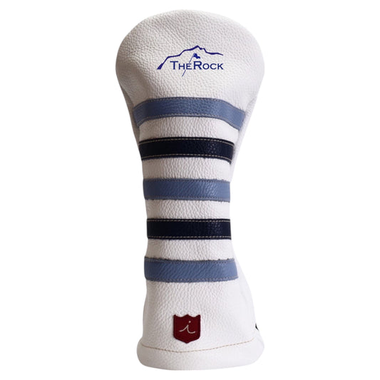 LR Polo Headcover: Pure White + Carolina Blue / Navy