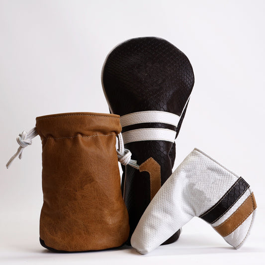 HEADCOVER: BROWN BOA / VERMONT HONEY / PURE WHITE