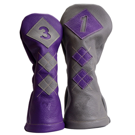 ARGYLE HEADCOVER: LAKER PURPLE / GRANITE GRAY