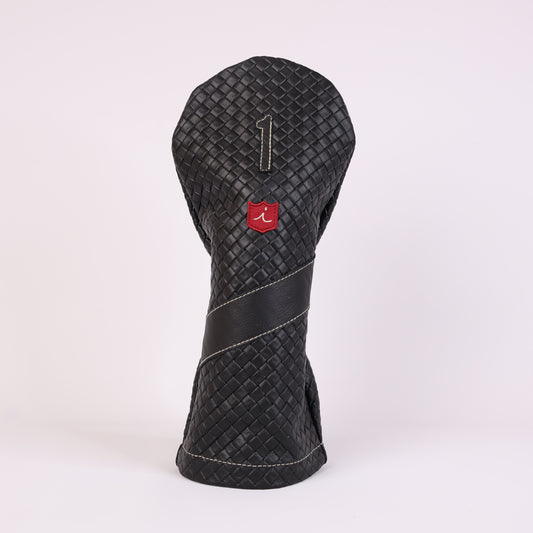 Royal Headcover: Black Sassari + Pitch Black