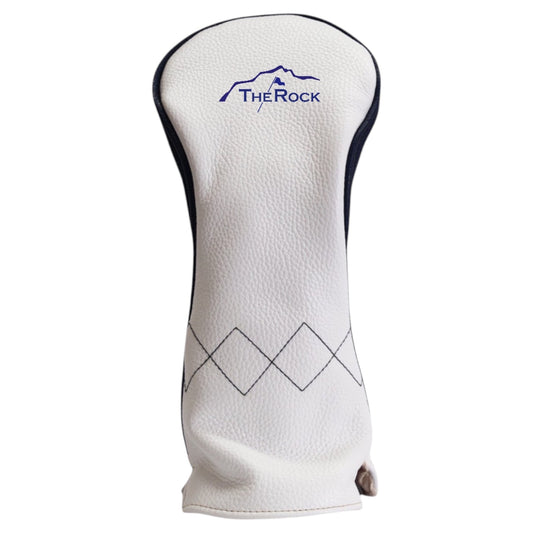 LR Triptych Headcover: Pure White + Navy