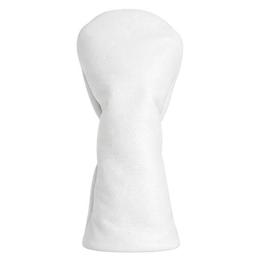 pure white leather headcover