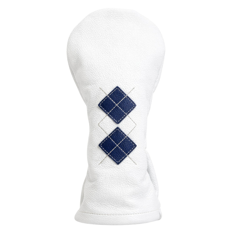 The Argyle Leather Golf Headcover