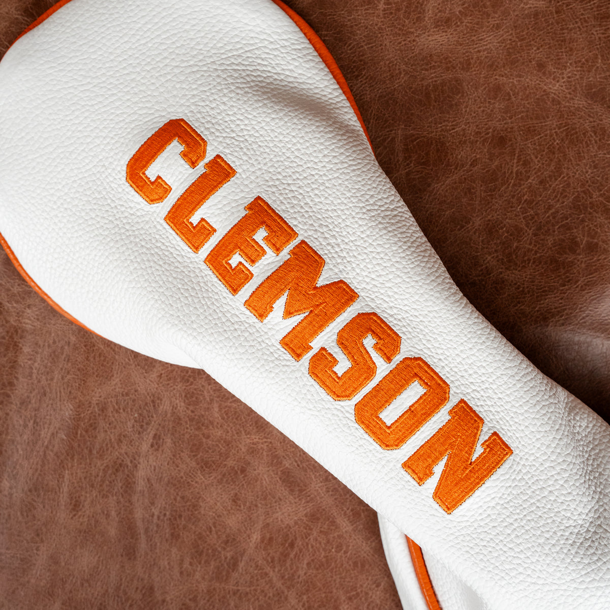 Clemson Signature Leather Driver Headcover