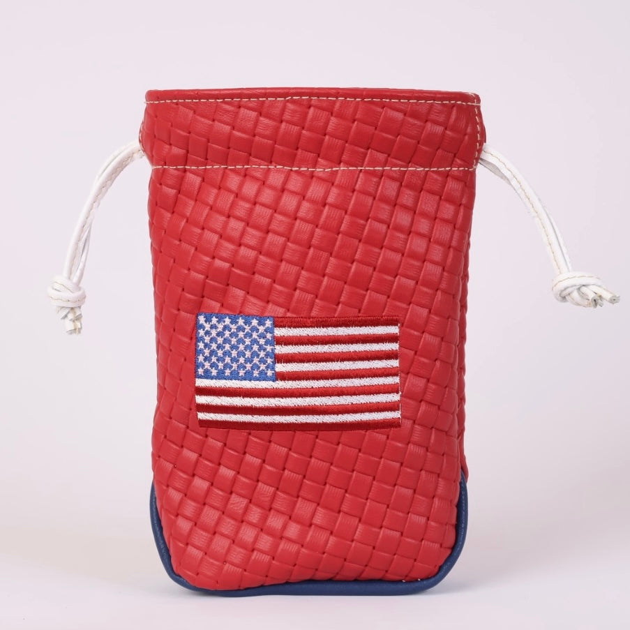 Valuables Pouch: "The Patriot" Red Sassari / True Blue / Pure White