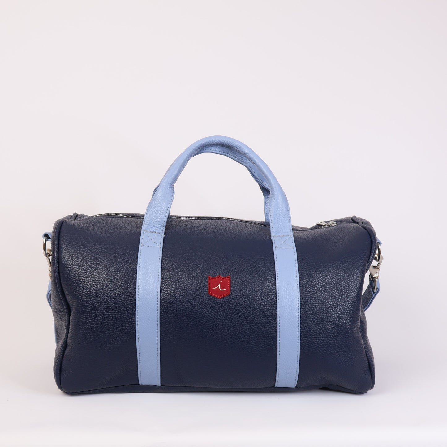 Weekender Duffel: Navy / Carolina Blue