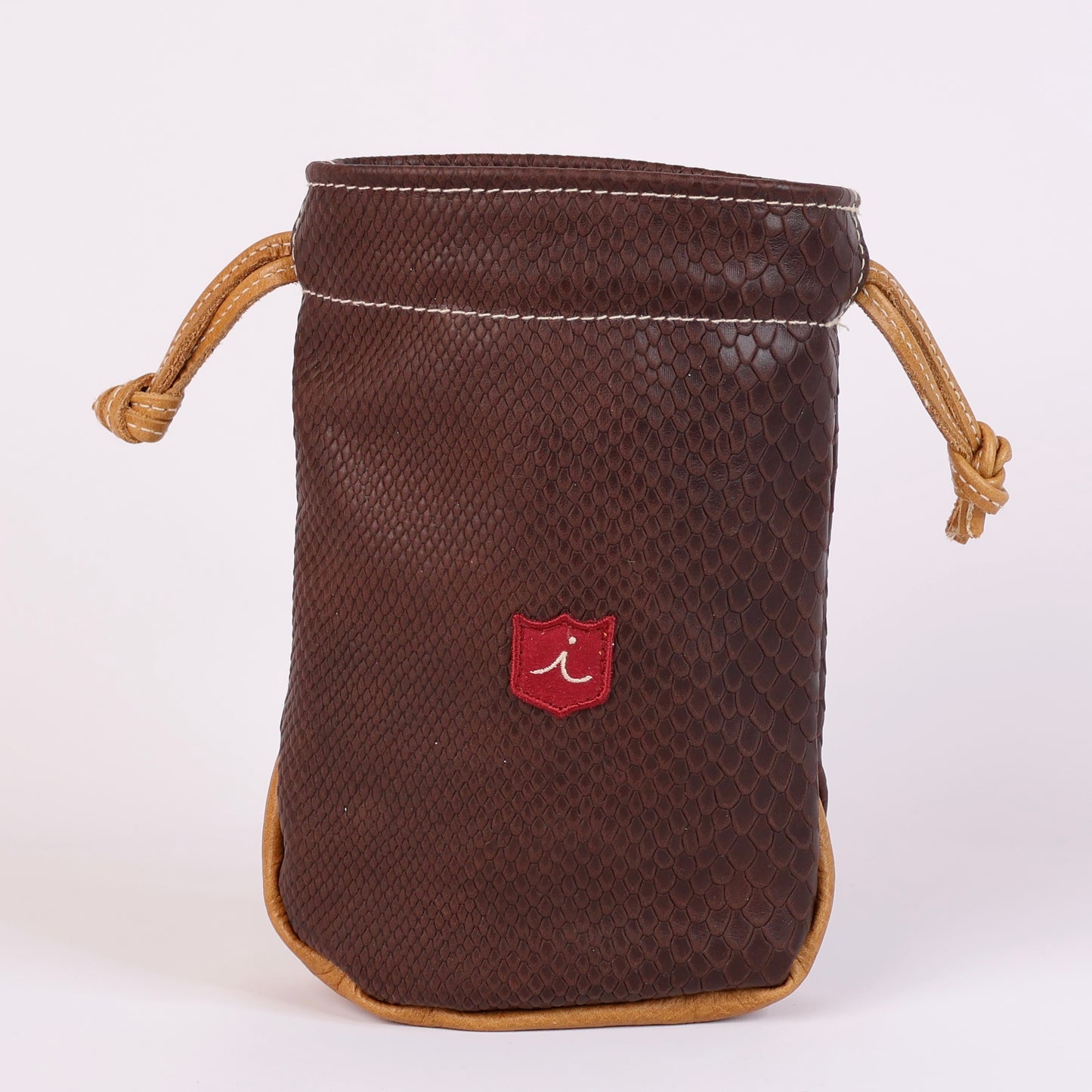 Valuables Pouch: Brown Boa / Vermont Honey