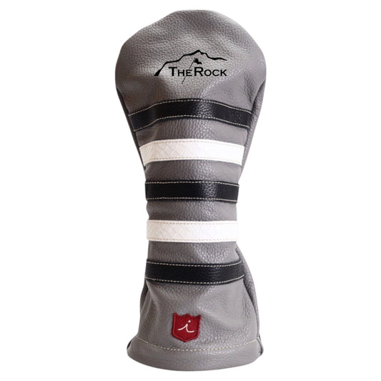 LR Polo Headcover: Granite Gray + Pitch Black / White Boa